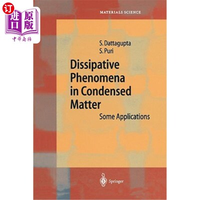 海外直订Dissipative Phenomena in Condensed Matter: Some Applications 凝聚态中的耗散现象及其应用