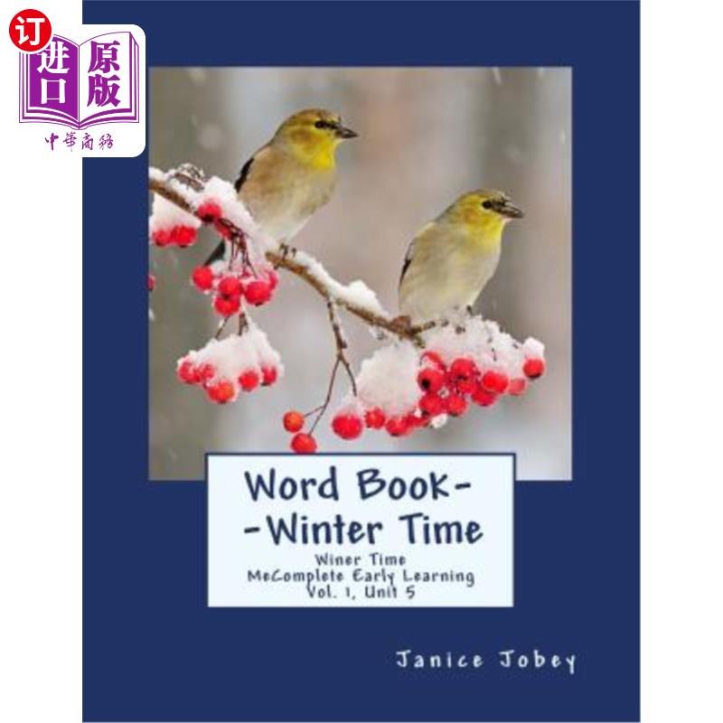 海外直订Word Book--Winter Time: MeComplete Early Learning, Vol. 1, Unit 5 Word Book——Winter Time: m