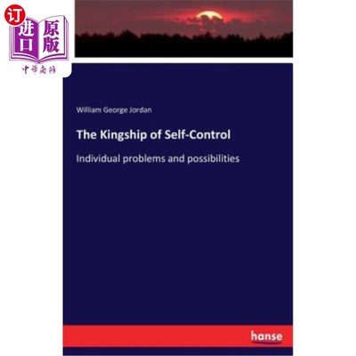 海外直订The Kingship of Self-Control 自制的王权