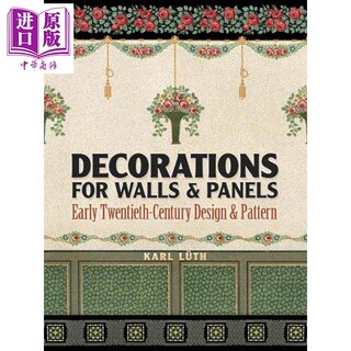 现货 Decorations for Walls and Panels 进口艺术 墙壁和面板的装饰【中商原版】