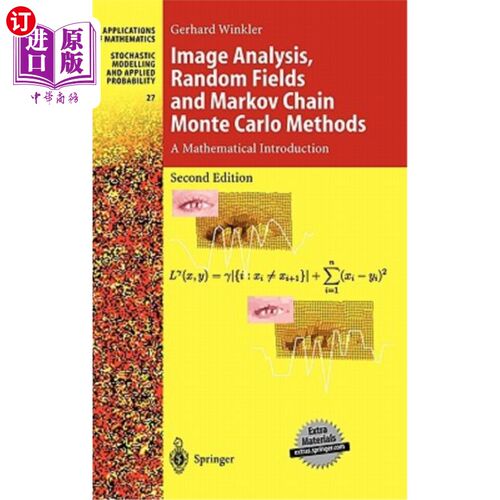 海外直订Image Analysis, Random Fields and Markov Chain Monte Carlo Methods: A Mathematic 图像分析、随机场和马尔可夫