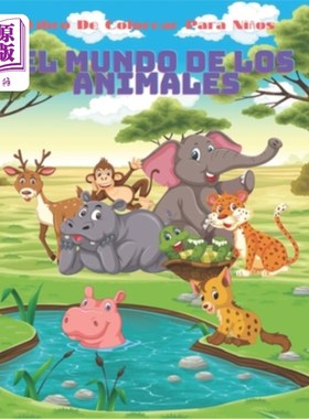 海外直订西班牙语 EL MUNDO DE LOS ANIMALES- Libro De Colorear Para Ni?os: Animales Marinos, Animal 动物的世界-涂色书