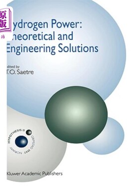 海外直订Hydrogen Power: Theoretical and Engineering Solutions: Proceedings of the Hypoth 氢动力:理论和工程解决方案:1