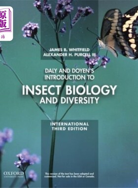 海外直订Daly and Doyen's Introduction to Insect Biology ... 戴利和多扬的《昆虫生物学和多样性概论》