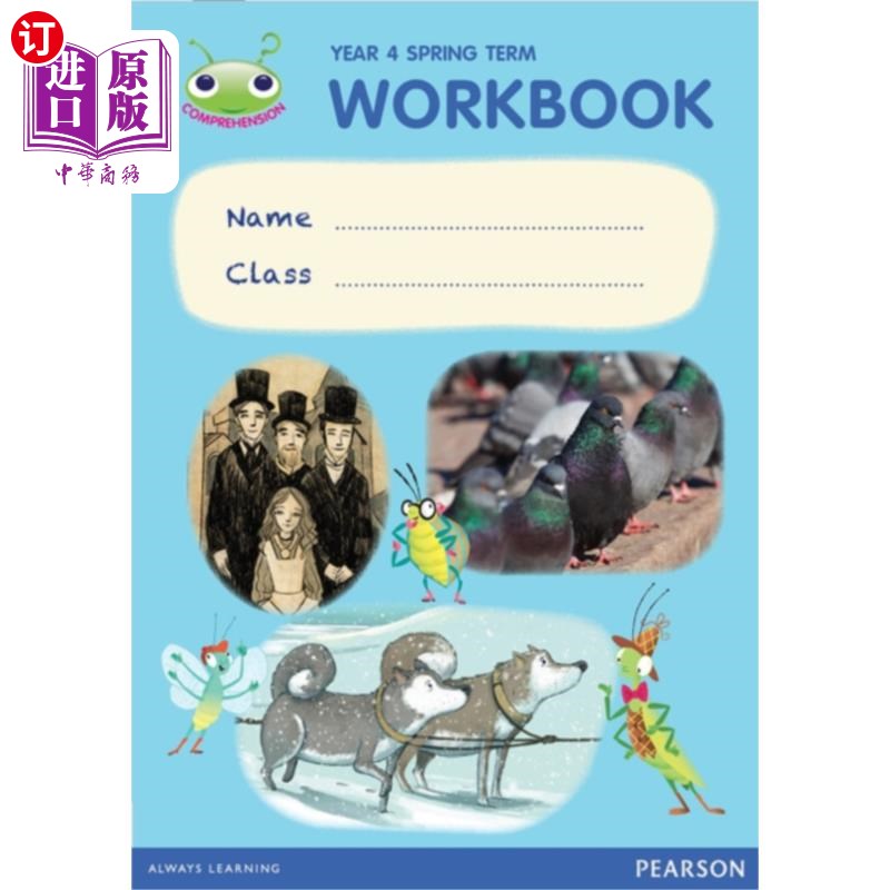 海外直订Bug Club Pro Guided Y4 Term 2 Pupil Workbook Bug Club Pro guide Y4 Term 2小学生练习册