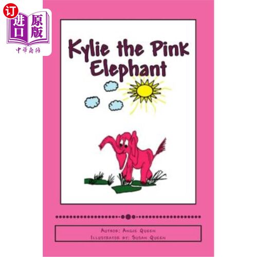 海外直订Kylie the Pink Elephant 粉红大象凯莉