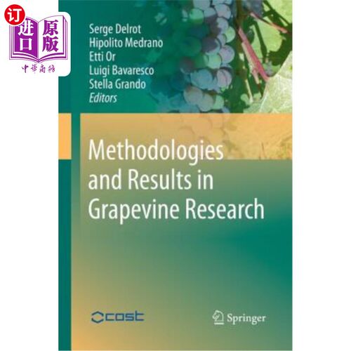 海外直订Methodologies and Results in Grapevine Research 葡萄藤研究的方法和结果
