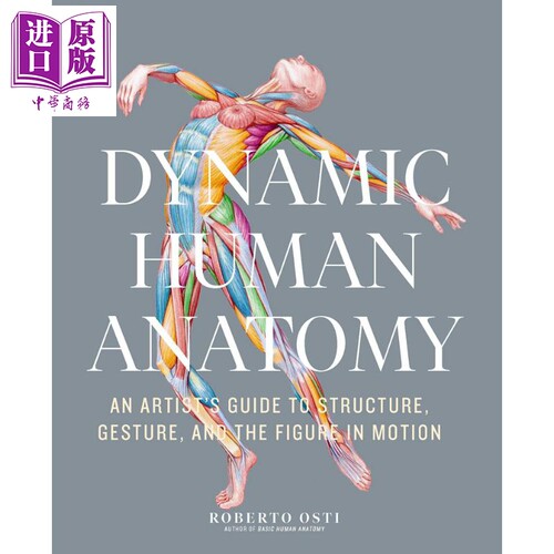 Dynamic Human Anatomy 进口艺术 动态人体解剖学 绘画技巧【中商原版】艺用解剖 人体动态绘画入门