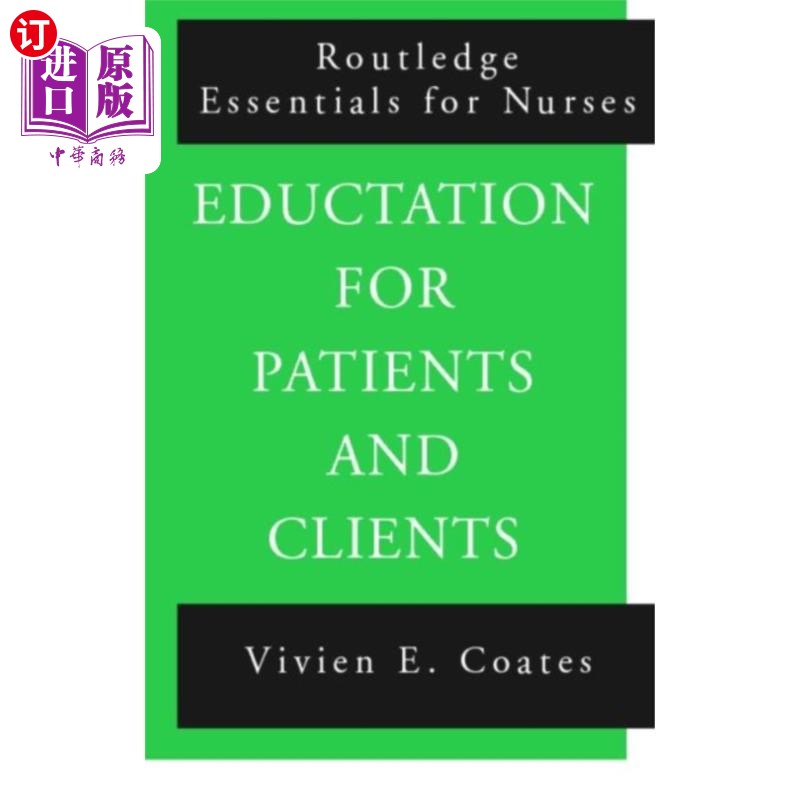 海外直订Education For Patients and Clients 患者和客户教育