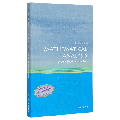牛津通识读本 数学分析 Mathematical Analysis A Very Short Introduction 英文原版 Richard Earl 数学发展【中商原版】