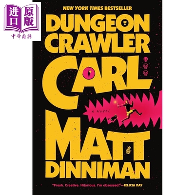 预售 地牢冒险家卡尔 系列第一部 奇幻小说 Dungeon Crawler Carl 英文原版 Matt Dinniman【中商原版】