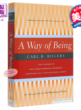 【中商原版】论人的成长 英文原版 A Way of Being Carl R. Rogers HOUGHTON MIFFLIN 心理学