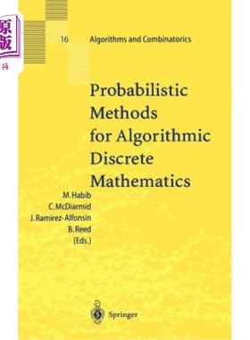 海外直订Probabilistic Methods for Algorithmic Discrete Mathematics 算法离散数学的概率方法