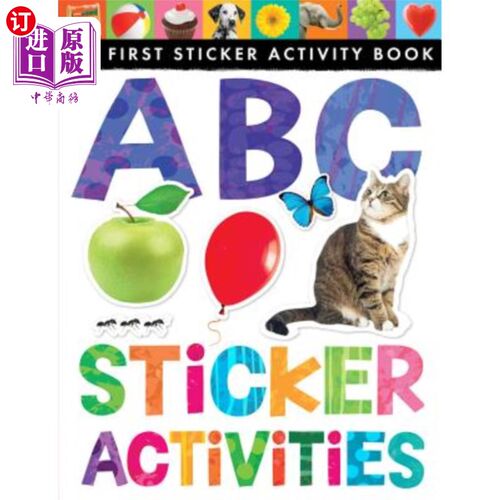 海外直订ABC Sticker Activities: My First Sticker Activity Book ABC贴纸活动