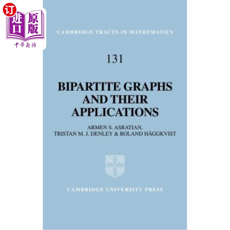 海外直订Bipartite Graphs and Their Applications 二部图及其应用