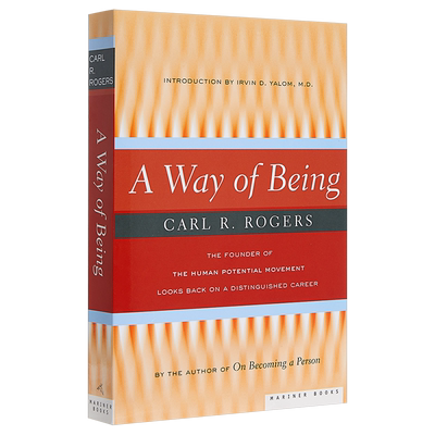 【中商原版】论人的成长 英文原版 A Way of Being Carl R. Rogers HOUGHTON MIFFLIN 心理学