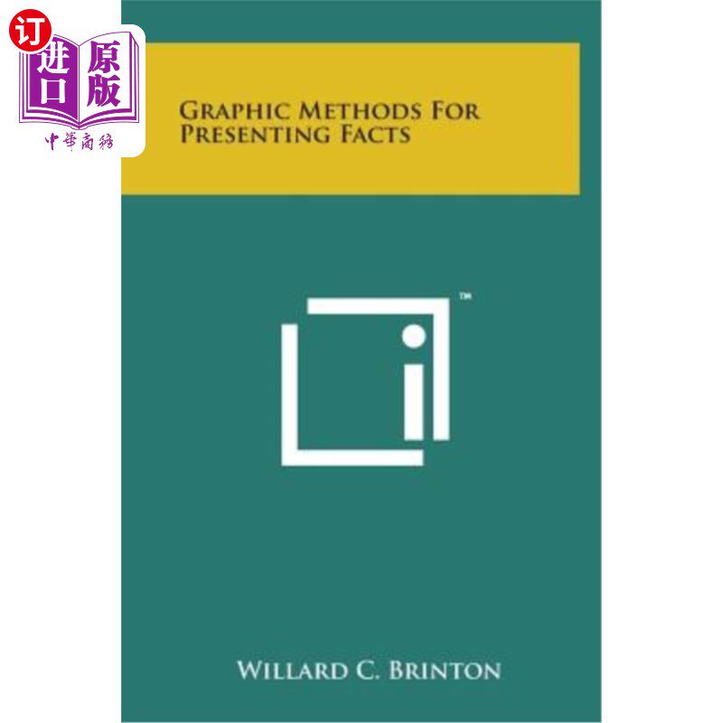 海外直订Graphic Methods for Presenting Facts 陈述事实的图解法