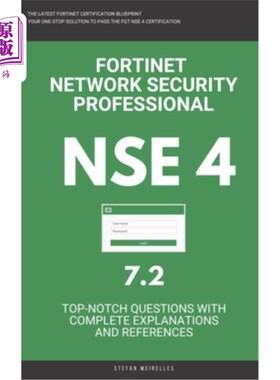 海外直订Nse 4: Fortinet: Fortigate: Fortinet Network Security Professional NSE 4 7.2 Act Nse 4: For