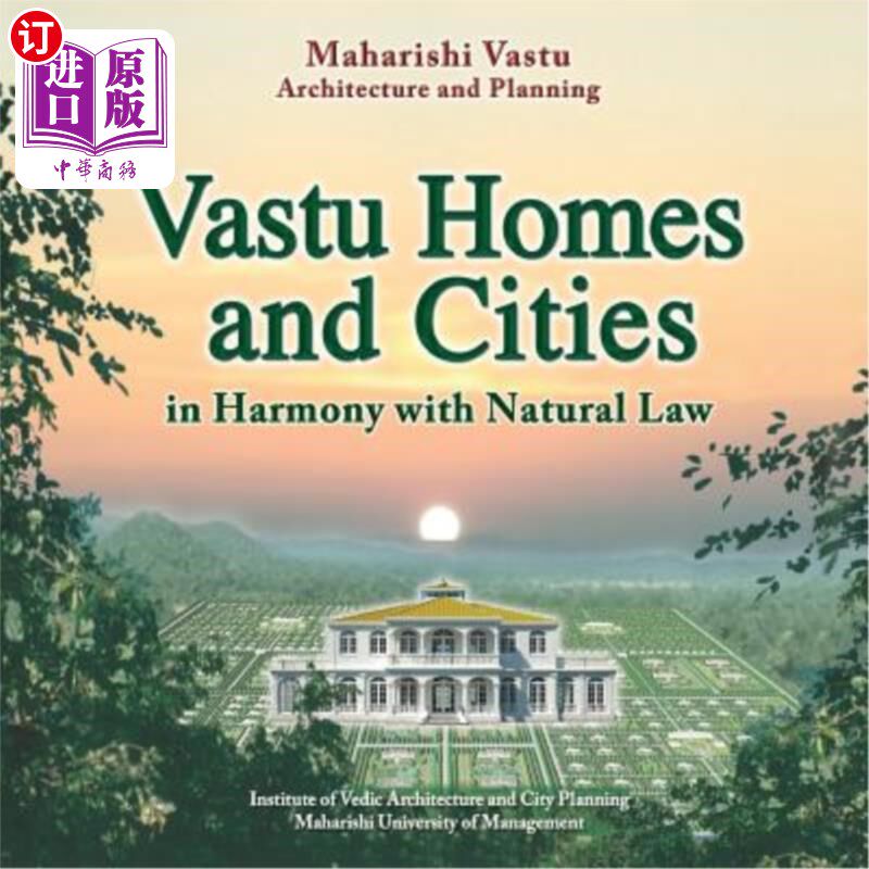 海外直订Vastu Homes and Cities: Vedic Architecture in Harmony with Natural Law 瓦图家园与城市:与自然法则和谐的吠陀