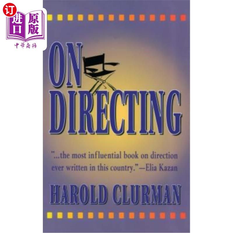 海外直订On Directing 论导演