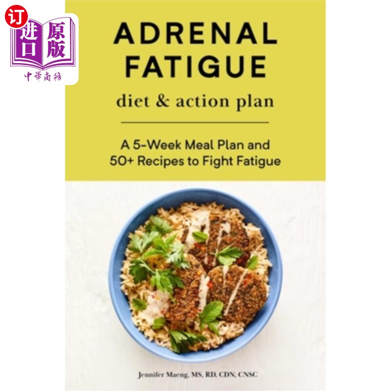海外直订医药图书Adrenal Fatigue Diet & Action Plan: A 5-Week Meal Plan and 50+ Recipes to Fight 肾上腺疲劳饮食和行