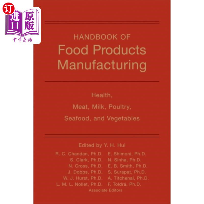 海外直订Handbook of Food Products Manufacturing 食品制造手册“,
