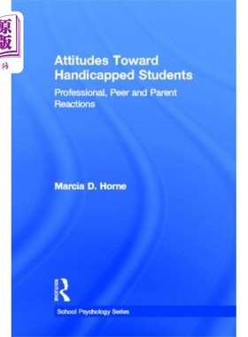 海外直订Attitudes Toward Handicapped Students 对待残疾学生的态度