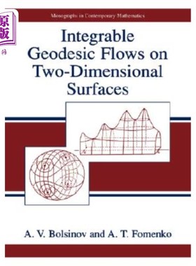 海外直订Integrable Geodesic Flows on Two-Dimensional Surfaces 二维曲面上的可积测地流
