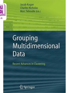 海外直订Grouping Multidimensional Data: Recent Advances in Clustering 多维数据分组：聚类的最新进展
