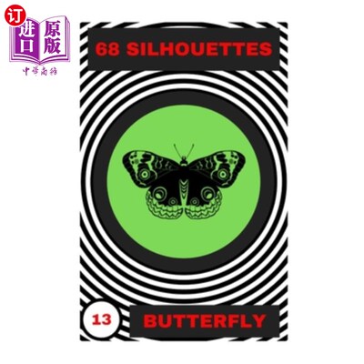 海外直订Butterfly: 68 Silhouettes 蝴蝶:68轮廓