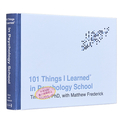 从心理学学院学到的101件事 英文原版 101 Things I Learned in Psychology School Tim Bono 心理学科普 【中商原版】