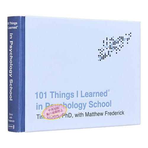 从心理学学院学到的101件事 英文原版 101 Things I Learned in Psychology School Tim Bono 心理学科普 【中商原版】
