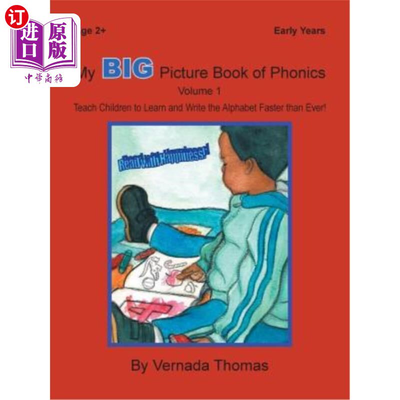 海外直订My Big Picture Book of Phonics: Teach Children to Learn and Write the Alphabet F 我的拼音大全：教孩子们比以