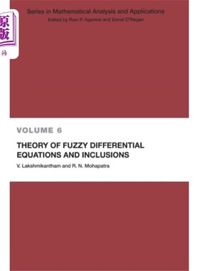 海外直订Theory of Fuzzy Differential Equations and Inclu... 模糊微分方程理论与包含“，