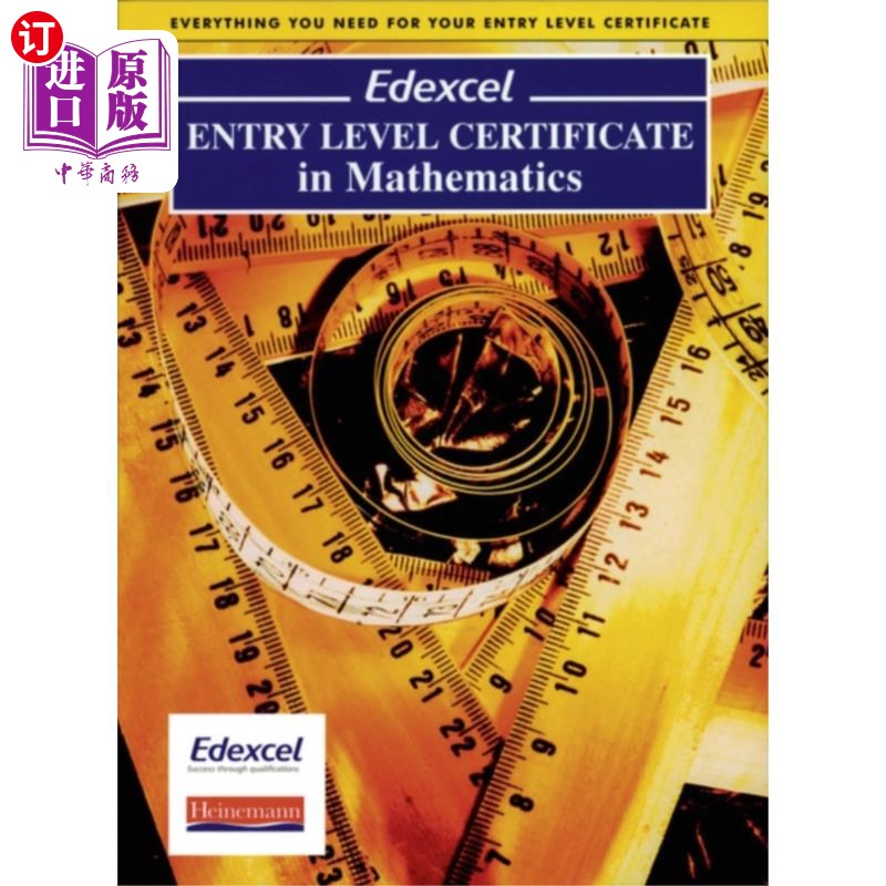 海外直订Edexcel Entry Level Certificate in Maths Pupil Book Edexcel数学入门级证书学生用书