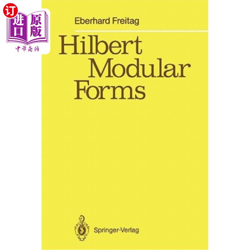 海外直订Hilbert Modular Forms 希尔伯特模形式