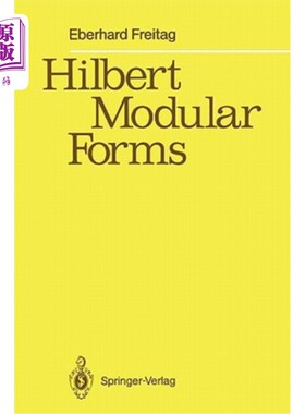 海外直订Hilbert Modular Forms 希尔伯特模形式