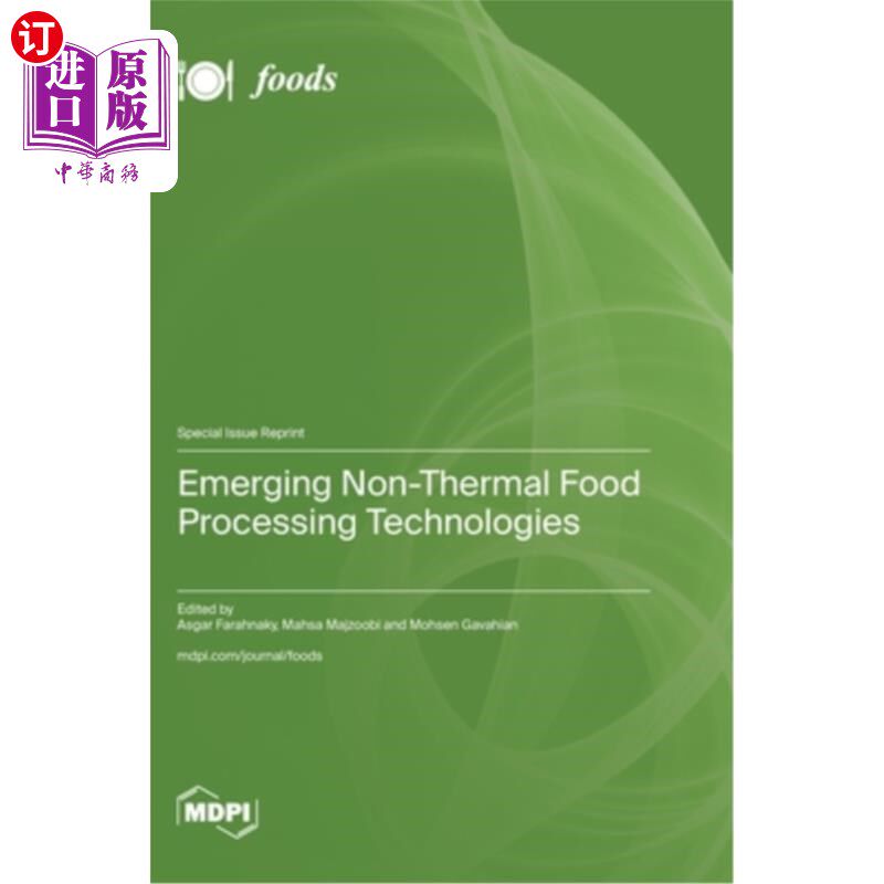 海外直订Emerging Non-Thermal Food Processing Technologies 新兴的非热食品加工技术