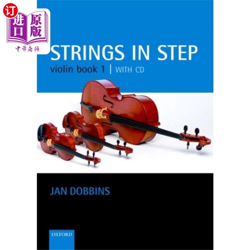海外直订Strings in Step Violin Book 1 小提琴弦乐