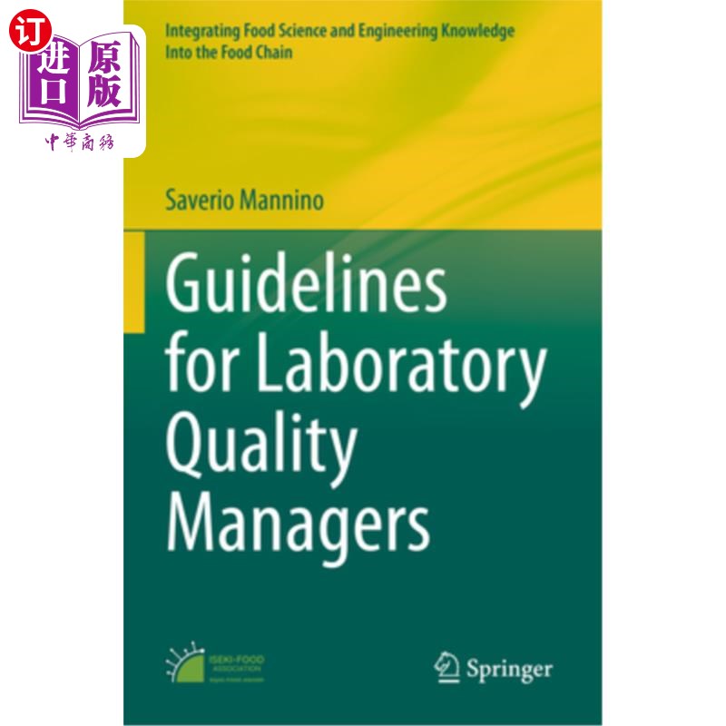 海外直订Guidelines for Laboratory Quality Managers Guidelines for Laboratory Quality Managers