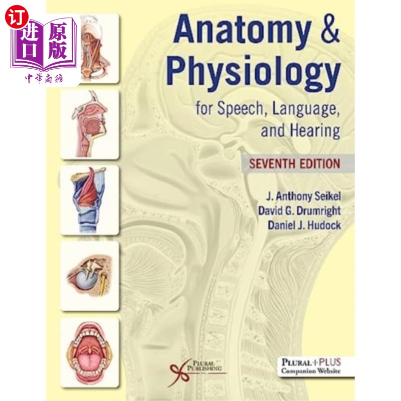 海外直订医药图书Anatomy & Physiology for Speech, Language, and H... 语音、语言和听力的解剖学和生理学