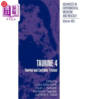 海外直订医药图书Taurine 4 牛磺酸4