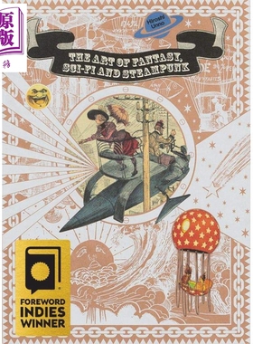 预售 The Art of Fantasy 进口艺术 19世纪幻想科幻蒸汽朋克艺术插画 日英双语 梦幻绘画画集【中商原版】