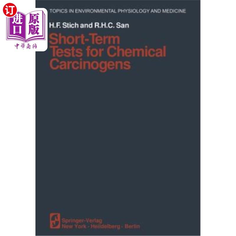 海外直订医药图书Short-Term Tests for Chemical Carcinogens 化学致癌物的短期测试