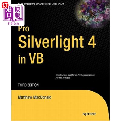海外直订Pro Silverlight 4 in VB VB中的Pro Silverlight 4