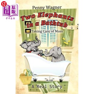 Care 两只大象：照顾妈妈 浴缸里 Mom Taking Bathtub Elephants 海外直订Two