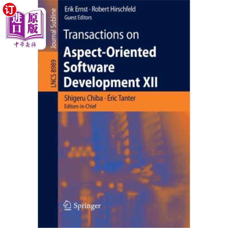 海外直订Transactions on Aspect-Oriented Software Development XII 面向方面软件开发学报12