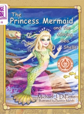 海外直订The Princess Mermaid and the Missing Sea Shells 美人鱼公主和失踪的贝壳