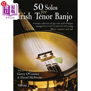 Solos Banjo for Tenor 爱尔兰男高音班卓琴50首独奏 Irish 海外直订50