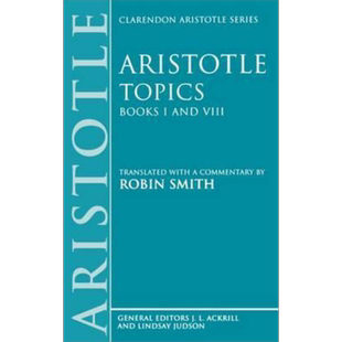现货 论题篇 第1和第4卷 Topics Books I and VIII 英文原版 Aristotle【中商原版】